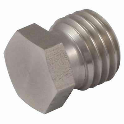 42MM OD TUBE BLANKING END ST/ST (L) - 10mm Outside Diameter, Hydraulic 316 Stainless Steel DIN 2353 Compression Fitting, Light Duty, Blanking End, Maximum Working Pressure 500 bar, PH IndustrieAll images used are for illustrative purposes only