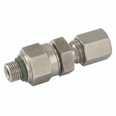 6MM OD X 1/8 BSP NON RTN (S) SCREW== - 1/4" BSP Parallel Male x 10mm Outside Diameter, Hydraulic 316 Stainless Steel DIN 2353 Compression Valve, Flow Towards Thread, Heavy Duty, Non-Return Valve, Stainless Steel, PH IndustrieAll images used are for ill