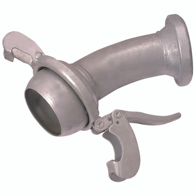 LEVER LOCK 30 DEG BEND - 50MM - 50mm Coupling, Lever Lock Water Pump Coupling, 30Ã‚Â° Bend, Galvanised Steel, DALLAIAll images used are for illustrative purposes only