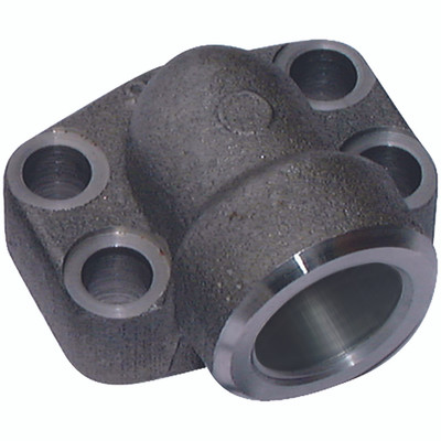 1.1/2" SOCKET WELD FLANGE 90° 48.6 - 1/2" Flange, Hydraulic SAE Flange, 90Ã‚Â° Socket Weld Flange, M8 x 30 Metric Bolt, 5/16" x 1