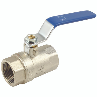 1.1/2"BSPP BALL VALVE F/F BLUE LEVER - 1/4" BSP Parallel Female, Ball Valve, Blue Steel Long Handle, Brass Body, PTFE Seal, Working Temperature -15ï¿½C to +120ï¿½C, Maximum Working Pressure 25 bar, FT ProAll images used are for illustrative purposes on