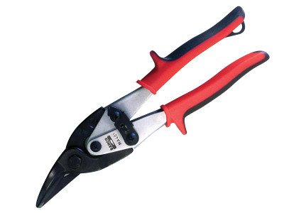 Bahco MA401 Red Aviation Compound Snips Left Cut 250mm (10in) - These Bahco Aviation Compound Snips are designed for occasional use by craftsmen and at home