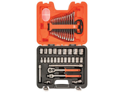 Bahco S400 1/2in Drive Socket & Spanner Set, 40 Piece - Bahco S400 1/2in Drive 40 piece metric socket and spanner set supplied in an impact and oil resistant case:</p>  21 x 1/2in Hex Sockets: 10, 11, 12, 13, 14, 15, 16, 17, 18, 19, 20, 21, 22, 23,
