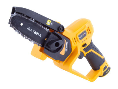 Batavia FIXXPACK One-Handed Chainsaw 12V - The Batavia FIXXPACK Chainsaw has a compact design to easily cuts branches, even when operated with only one hand