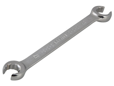 Expert Flare Nut Wrench 17mm x 19mm 6-Point - The Britool E112301B flare nut spanners are forged in chrome vanadium steel with a high chrome finish