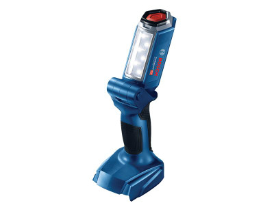 Bosch GLI 18V-300 Torch 18V Bare Unit - The Bosch GLI 18V-300 Cordless Torch illuminates every corner, no matter how dark, with its 6 powerful LEDs and a 4 position head