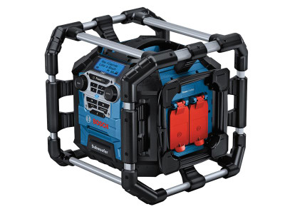 Bosch GPB 18V-5 SC Professional Robust Bluetooth/DAB+ Radio 240V & Li-ion Bare Unit - Bosch GPB 18V-5 SC Professional Robust Radio with Bluetooth&reg;, FM, and AUX