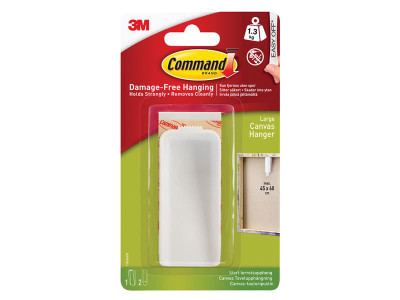 Command™ Large Canvas Hanger - Use the Command&trade; Canvas Hanger to hang canvas pictures