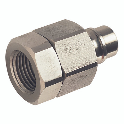 1/2" BSP FEM PLUG     316SS NITRILE SEAL - 3/4" BSP Parallel Female, Hydraulic Quick Release, Plug, Un-valved, H Series, Stainless Steel, Snap-TiteAll images used are for illustrative purposes only 1/2" BSP FEM PLUG     316SS NITRILE SEAL - 3/4" BSP Parallel Female, Hydraulic Quick Release, Plug, Un-valved, H Series, Stainless Steel, Snap-TiteAll images used are for illustrative purposes only