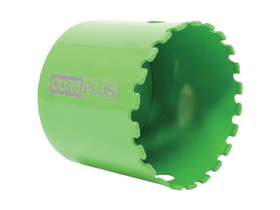 Coreplus DMPHS51 Diamond Holesaw 51mm - The CorePlus Diamond Holesaw provides professional, fast, clean cutting on a wide range of materials, from hard porcelain tile and stone to cement board and fibreglass