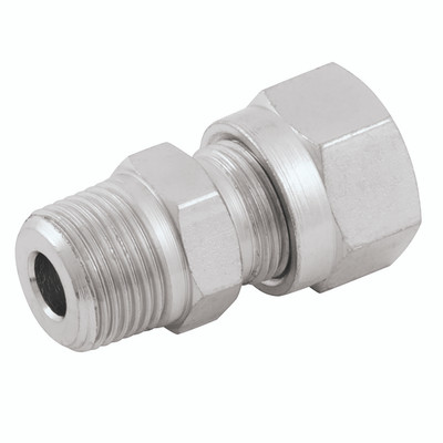 3/4" OD X 3/4" BSPT MALE STUD COUPLING - 1/4" BSP Tapered Male x 1/4" Outside Diameter, Hydraulic Imperial Compression Fitting, Male Stud Coupling, Maximum Working Pressure 690 bar, Steel, Betabite HydraulicsAll images used are for illustrative purpose 3/4" OD X 3/4" BSPT MALE STUD COUPLING - 1/4" BSP Tapered Male x 1/4" Outside Diameter, Hydraulic Imperial Compression Fitting, Male Stud Coupling, Maximum Working Pressure 690 bar, Steel, Betabite HydraulicsAll images used are for illustrative purpose