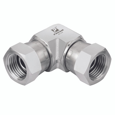 1/2 JIC X F/F SW 90 ST/ST - 9/16"-18 UNF Female, 37° JIC Flare Fitting, Swivel, 90° Elbow, Stainless Steel, PanamAll images used are for illustrative purposes only 1/2 JIC X F/F SW 90 ST/ST - 9/16"-18 UNF Female, 37° JIC Flare Fitting, Swivel, 90° Elbow, Stainless Steel, PanamAll images used are for illustrative purposes only