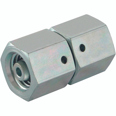 35/35MM OD STRAIGHT SWIVEL COUPLER (L) - 10mm Outside Diameter, Hydraulic DIN 2353 Compression Fitting, Light Duty, Adjustable Straight, Chromium Plated Steel, Maximum Working Pressure 500 bar, Danfoss WaltechAll images used are for illustrative purpos