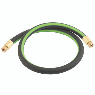 1/4" SRAH ASSY  1/4" BSP FEM 15M - 1/4" BSP Parallel Female x 1/4" Hose Inside Diameter, Superior Rubber Alloy Air Hose Assembly, Length 5 Metres, Black/Green, Working Temperature -20Ã‚Â°C to +60Ã‚Â°C, Maximum Working Pressure 20 bar, Parker RectusAll