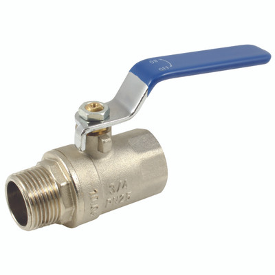 1.1/4"BSPP BALL VALVE M/F BLUE  HANDLE - 1/4" BSP Parallel Male x 1/4" BSP Parallel Female, Ball Valve, Blue Steel Long Handle, Brass Body, PTFE Seal, Working Temperature -15�C to +120�C, Maximum Working Pressure 25 bar, FT ProAll images used are f 1.1/4"BSPP BALL VALVE M/F BLUE  HANDLE - 1/4" BSP Parallel Male x 1/4" BSP Parallel Female, Ball Valve, Blue Steel Long Handle, Brass Body, PTFE Seal, Working Temperature -15�C to +120�C, Maximum Working Pressure 25 bar, FT ProAll images used are f