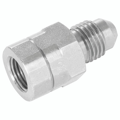 1.1/16" JIC X 3/4" NPTF M/F EXTENDED - 7/16" JIC Male x 3/8" NPT Female, Hydraulic Adaptor Steel, 37Ã‚Â° Cone Female Extended, Zinc Plated Mild Steel, Maximum Working Pressure 310 bar, Burnett & HillmanAll images used are for illustrative purposes only