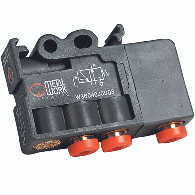 LOGIC ELEMENT NOT 4MM DIN RAIL MOUNTABLE - NOT Pneumatic Logic Valve, 4mm Inlet Size,Technopolymer, Nitrile Seal, Maximum Working Temperature -10°C to +60°C, Maximum Working Pressure 8 bar, Metal WorkAll images used are for illustrative purposes LOGIC ELEMENT NOT 4MM DIN RAIL MOUNTABLE - NOT Pneumatic Logic Valve, 4mm Inlet Size,Technopolymer, Nitrile Seal, Maximum Working Temperature -10°C to +60°C, Maximum Working Pressure 8 bar, Metal WorkAll images used are for illustrative purposes