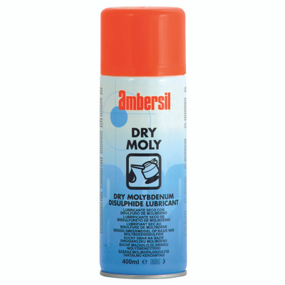DRY MOS2 LUBRICANT 400ML - Lubrication, Molybdenum Disulphide Lubricant, Dry Moly, 400ml Aerosol, AmbersilAll images used are for illustrative purposes only