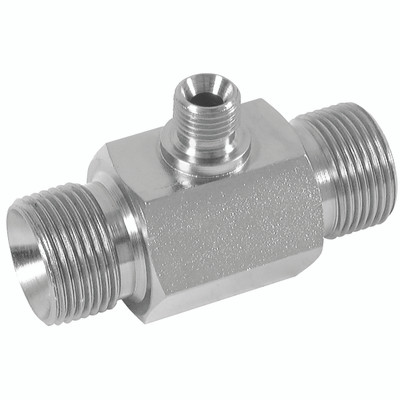 1"X1"X3/4"BSP REDUCE ON BRANCH M TEE - 1/4" BSP Parallel Male x 1/8" BSP Parallel Male, Hydraulic Adaptor Steel, Reducing on Branch 60° Cone, Tee, Zinc Plated Mild Steel, Maximum Working Pressure 350 bar, Burnett & HillmanAll images used are for ill 1"X1"X3/4"BSP REDUCE ON BRANCH M TEE - 1/4" BSP Parallel Male x 1/8" BSP Parallel Male, Hydraulic Adaptor Steel, Reducing on Branch 60° Cone, Tee, Zinc Plated Mild Steel, Maximum Working Pressure 350 bar, Burnett & HillmanAll images used are for ill