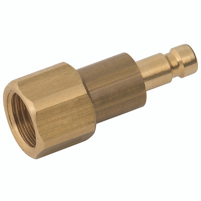 M5 METRIC FEM  PLUG DS BRASS - M5 Metric Female Plug,& Metric Series 20KB, Standard, Parker Rectus, Pneumatic Quick Release, Valved, Brass, Working Temperature -20Ã‚Â°C to +100Ã‚Â°C, Maximum Working Pressure 35 bar, Parker RectusAll images used are for