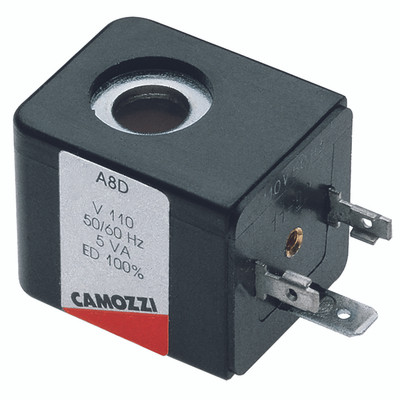 110V DC 4W - Solenoid Coil, A80 for Electro Pneumatically Operated Valve, 24V DC 4W, CamozziAll images used are for illustrative purposes only