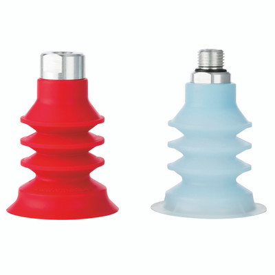 D/LIP ID40/OD 50MM NITRILE - 40mm x 50mm Suction Area Diameter, IRHD of 60, Vmeca Suction Cup, Dual Lip Structure, BL5040 Series, Nitrile Bellow Cup, Black, Working Temperature -20Â°C to +110Â°C, VmecaAll images used are for illustrative purposes only