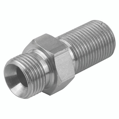 1.1/4"BSP EQUAL M/M BULKHEAD 60 CNE ADAP - 1/8" BSP Parallel Male, Hydraulic Adaptor Steel, 60Ã‚Â° Cone - No Locknut, Bulkhead, Zinc Plated Mild Steel, Maximum Working Pressure 350 bar, Burnett & HillmanAll images used are for illustrative purposes onl
