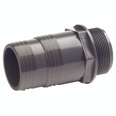 1" BSPP MALE X 1" HOSE TAIL - 1" BSP Parallel Male, UPVC Imperial Pipe System, Hose Connection, to Suit 1" Hose Inside Diameter, Working Temperature 0Ã‚Â°C to +60Ã‚Â°C, Maximum Working Pressure 15 bar, ComerAll images used are for illustrative purposes
