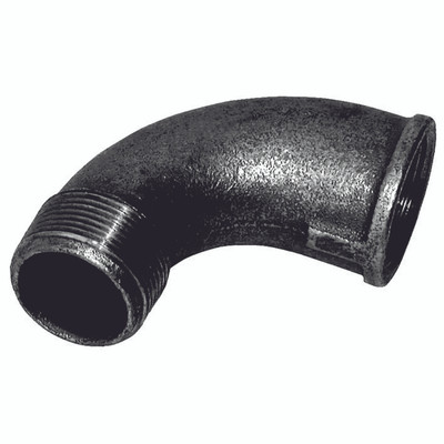 1.1/2"BSPT M/FEM EQUAL BEND FIG192 BLACK - 1