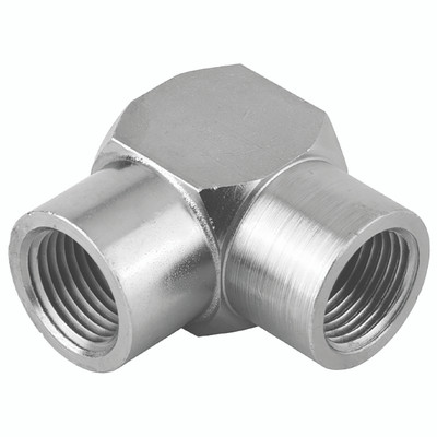 3/8"NPTFX1/2"NPTF F/F FXED 90 COMPCT ELB - 1/2" NPT Female x 1/2" NPT Female, Hydraulic Adaptor Steel, Fixed, 90Ã‚Â° Compact Elbow, Zinc Plated Mild Steel, Maximum Working Pressure 310 bar, Burnett & HillmanAll images used are for illustrative purposes