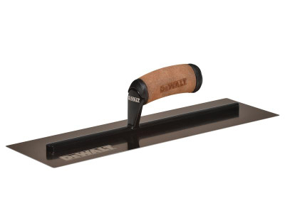 DEWALT Drywall Gold Stainless Steel Finishing Trowel 16in - The DEWALT Gold S/S Finishing Trowel is made from triple-hardened, precision ground, premium stainless steel