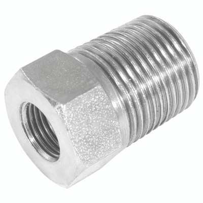 1.1/4" BSPT X 1" BSP M/F BUSH - 1" BSP Tapered Male x 3/8" BSP Parallel Female, Hydraulic Adaptor Steel, Bush, Zinc Plated Mild Steel, Maximum Working Pressure 210 bar, Burnett & HillmanAll images used are for illustrative purposes only 1.1/4" BSPT X 1" BSP M/F BUSH - 1" BSP Tapered Male x 3/8" BSP Parallel Female, Hydraulic Adaptor Steel, Bush, Zinc Plated Mild Steel, Maximum Working Pressure 210 bar, Burnett & HillmanAll images used are for illustrative purposes only