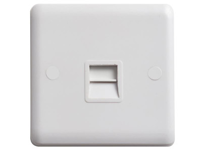 Deta Vimark Secondary Telephone Outlet - The Deta Vimark Secondary Telephone Outlet is made from durable, moulded plastic and has a smooth, curved profile