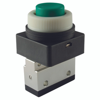 M5 3/2 MICRO RED PUSH BUTT EXT - M5 Metric Female, Pneumatic Control Valve, Push Button (External), K3M Panel Mount Manual 3/2 Way Valve, Black, Nitrile Seal, Working Temperature -20°C to 70°C, Maximum Working Pressure 10 bar, KelmAll images used M5 3/2 MICRO RED PUSH BUTT EXT - M5 Metric Female, Pneumatic Control Valve, Push Button (External), K3M Panel Mount Manual 3/2 Way Valve, Black, Nitrile Seal, Working Temperature -20°C to 70°C, Maximum Working Pressure 10 bar, KelmAll images used