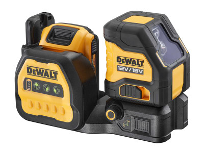 Dewalt DCE088D1G18 Self-Levelling Cross Line Green Beam Laser 12/18V 1 x 2.0Ah Li-ion - The DEWALT DCE088 Self-Levelling Cross Line Green Beam Laser is a multi-voltage XR power tool, compatible with both 12V and 18V Li-ion batteries