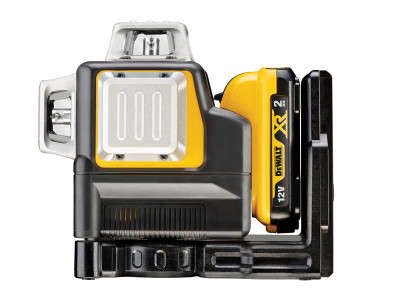 Dewalt DCE089D1G Self-Levelling Green Multi Line Laser 12V 1 x 2.0Ah Li-ion - The DEWALT DCE089D1G Self-Levelling Green Multi Line Laser projects 3, 360&deg; <br />self-levelling, horizontal and vertical lines