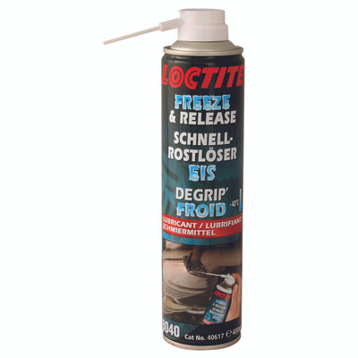 400ML 8040 FREEZE & RELEASE LUB. - Cleaning & Specialist Product, 8040 Freeze & Release, Lubricant, 400ml Aerosol, LoctiteAll images used are for illustrative purposes only