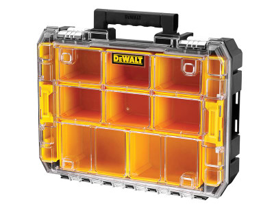 Dewalt TSTAK™ Watersealed Organiser - The DEWALT TSTAK&trade; Watersealed Organiser has an IP54 rated waterseal that protects from water and dust ingress, keeping the contents dry and safe