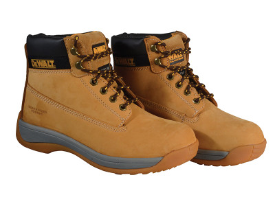 Dewalt Apprentice Hiker Nubuck Boots Wheat UK 8 EUR 42 - The DEWALT Apprentice Hiker Boots have nubuck and full grain leather uppers which are hard-wearing with an antibacterial insole with dual density seat