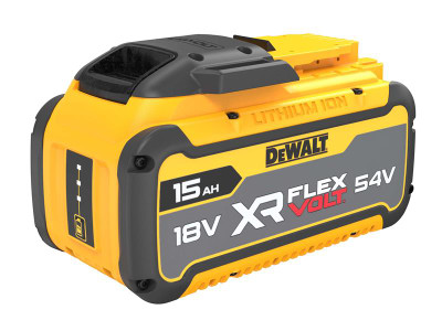 Dewalt DCB549 XR FlexVolt Slide Battery 18/54V 15.0/5.0Ah - The DEWALT XR FlexVolt Slide Li-ion Battery stands at the forefront of cordless technology