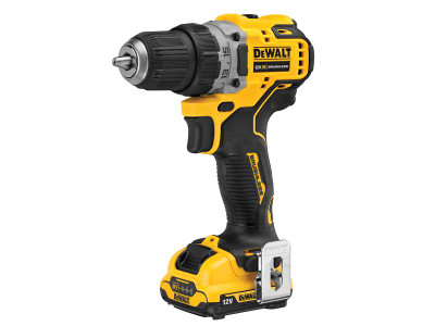 Dewalt DCD701D2 XR Brushless Sub-Compact Drill Driver 12V 2 x 2.0Ah Li-ion - The DEWALT DCD701 XR Sub-Compact Drill Driver has an efficient brushless motor that gives 15% more runtime than previous generation