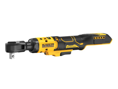 Dewalt DCF512N XR 1/2in Open Head Ratchet 18V Bare Unit - The DEWALT DCF512 XR 1/2in Open Head Ratchet has a brushless motor delivers up to 95Nm Torque, ideal for use with a wide variety of fastener sizes and applications