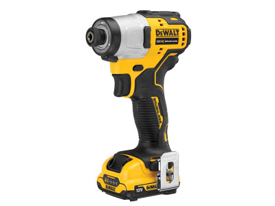 Dewalt DCF801D2 XR Brushless Sub-Compact Impact Driver 12V 2 x 2.0Ah Li-ion - The DEWALT DCF801 XR Sub-Compact Impact Driver is 33mm shorter than the previous generation, allowing access into small spaces