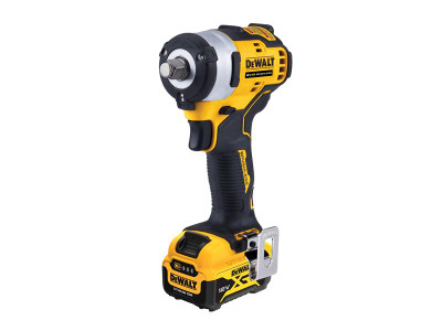Dewalt DCF901P1 XR Brushless 1/2in Impact Wrench 12V 1 x 5.0Ah Li-ion - The DEWALT DCF901 XR Brushless 1/2in Impact Wrench has a 3/8in hog ring anvil to suit socket preference