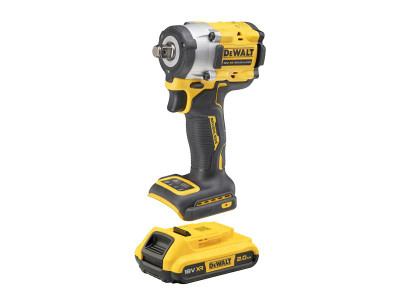 Dewalt DCF921D2T XR BL 1/2in Impact Wrench 18V 2 x 2.0Ah Li-ion - The DEWALT DCF921 XR Impact Wrench has an efficient brushless motor and 1/2in square drive with hog ring for quick socket changes