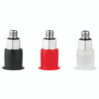 UNIVERSAL SUCTION CUP  10MM  FDA - 10mm Suction Area Diameter, IRHD of 60, Vmeca Suction Cup, VU Series, Nitrile Universal Suction Cup, Black, Working Temperature -20°C to +110°C, VmecaAll images used are for illustrative purposes only UNIVERSAL SUCTION CUP  10MM  FDA - 10mm Suction Area Diameter, IRHD of 60, Vmeca Suction Cup, VU Series, Nitrile Universal Suction Cup, Black, Working Temperature -20°C to +110°C, VmecaAll images used are for illustrative purposes only