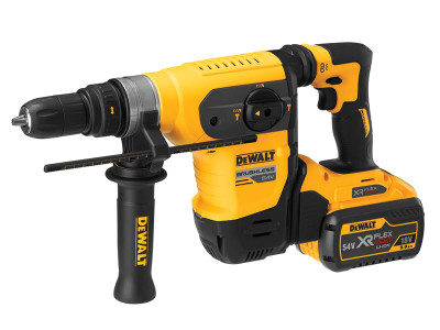 Dewalt DCH417X2 XR FlexVolt SDS Plus Drill 54V 2 x 3.0Ah Li-ion - The DEWALT DCH417 XR FlexVolt SDS Plus Drill is ideal for drilling anchors and fixing holes into concrete, brick and masonry, 4-32mm