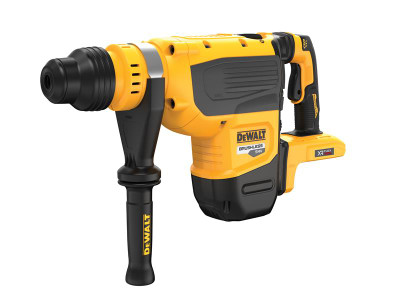 Dewalt DCH735N XR FlexVolt SDS Max Drill 54V Bare Unit - The DEWALT DCH735 XR FlexVolt SDS Max Drill offers 2 modes of operation: hammer drilling and rotation-stop for demolition applications in brick, masonry and light chasing in concrete