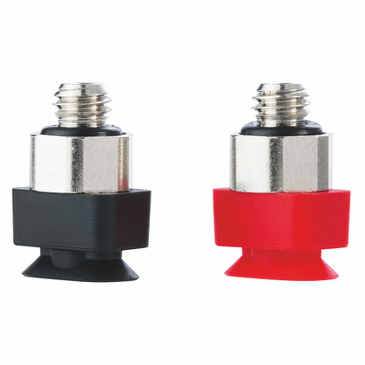 O/UNIVERSAL  6X10MM  SILICONE - 6mm x 10mm Suction Area Diameter, IRHD of 60, Vmeca Suction Cup, VOU Series, Nitrile Oval Universal Suction Cup, Black, Working Temperature -20Â°C to +110Â°C, VmecaAll images used are for illustrative purposes only