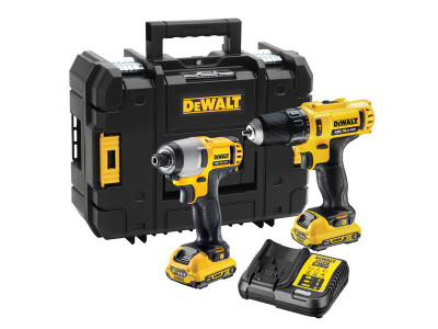 Dewalt DCK218D2T XR Twin Pack 12V 2 x 2.0Ah Li-ion - The DEWALT DCK218D2T XR Twin Pack, contains the following:</p>  1 x 12V DCD716 Combi Drill is an excellent solution for sub-compact performance and power